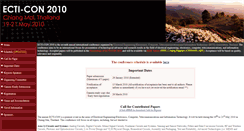 Desktop Screenshot of ecticon2010.ecticon.org